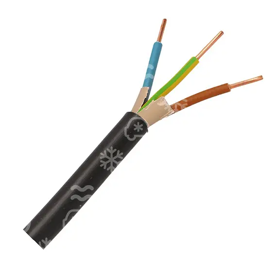 kabel CYSY 3x1,5, PVC, lanko, černý, (balení 50m)